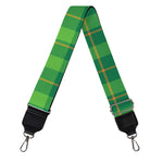 Shamrock Tartan St. Patrick's Day Print Bag Strap