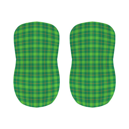 Shamrock Tartan St. Patrick's Day Print Bar Stool Covers