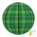 Shamrock Tartan St. Patrick's Day Print Basketball