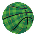 Shamrock Tartan St. Patrick's Day Print Basketball