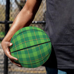 Shamrock Tartan St. Patrick's Day Print Basketball