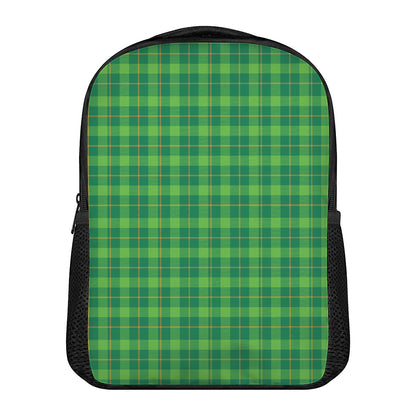 Shamrock Tartan St. Patrick's Day Print Casual Backpack