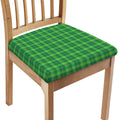 Shamrock Tartan St. Patrick's Day Print Chair Cushion Cover