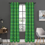 Shamrock Tartan St. Patrick's Day Print Curtain