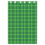 Shamrock Tartan St. Patrick's Day Print Curtain