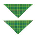 Shamrock Tartan St. Patrick's Day Print Dog Bandana
