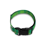 Shamrock Tartan St. Patrick's Day Print Dog Collar