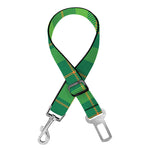 Shamrock Tartan St. Patrick's Day Print Dog Seat Belt