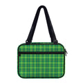 Shamrock Tartan St. Patrick's Day Print Double Strap Bible Bag