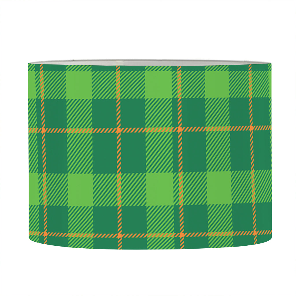 Shamrock Tartan St. Patrick's Day Print Drum Lamp Shade