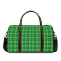 Shamrock Tartan St. Patrick's Day Print Duffel Bag