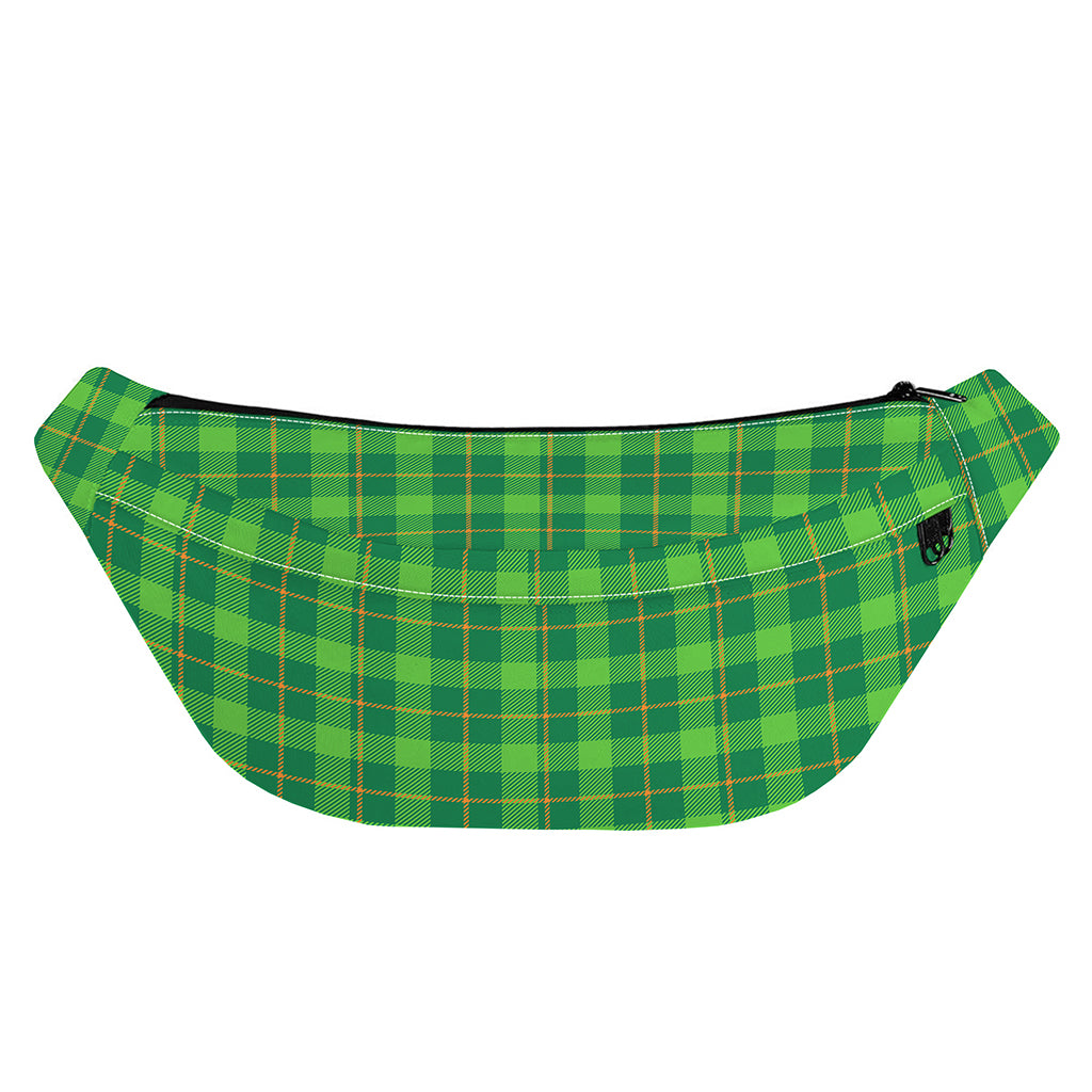 Shamrock Tartan St. Patrick's Day Print Fanny Pack