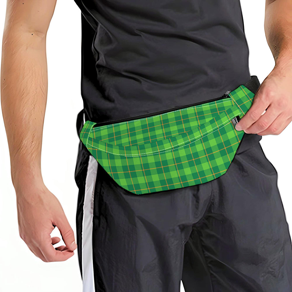 Shamrock Tartan St. Patrick's Day Print Fanny Pack