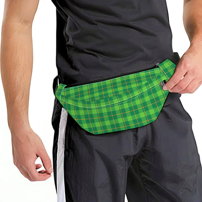 Shamrock Tartan St. Patrick's Day Print Fanny Pack