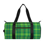 Shamrock Tartan St. Patrick's Day Print Gym Bag