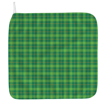 Shamrock Tartan St. Patrick's Day Print Hand Towel