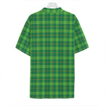 Shamrock Tartan St. Patrick's Day Print Hawaiian Shirt