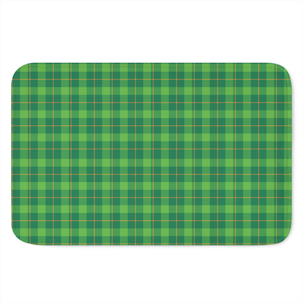 Shamrock Tartan St. Patrick's Day Print Indoor Door Mat