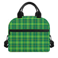 Shamrock Tartan St. Patrick's Day Print Insulated Lunch Bag