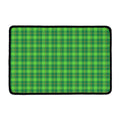 Shamrock Tartan St. Patrick's Day Print Kitchen Mat