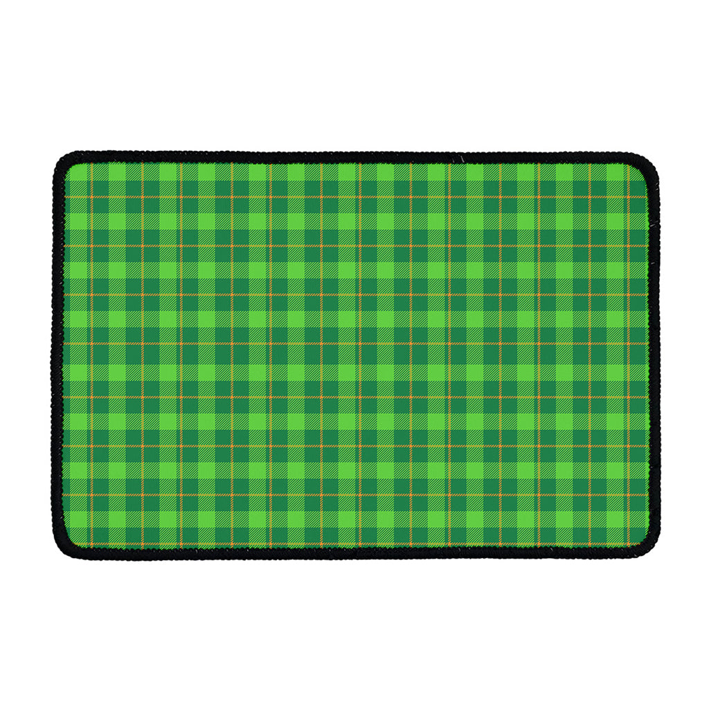 Shamrock Tartan St. Patrick's Day Print Kitchen Mat