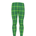 Shamrock Tartan St. Patrick's Day Print Men's Leggings