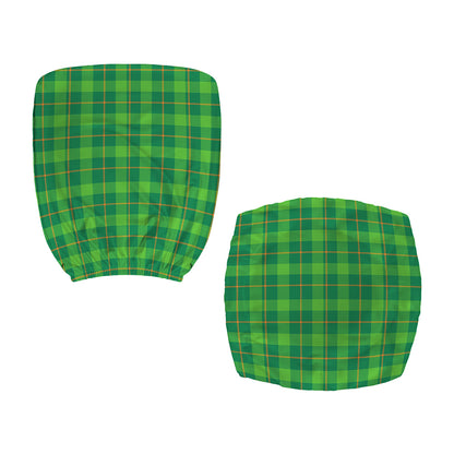 Shamrock Tartan St. Patrick's Day Print Office Chair Cover