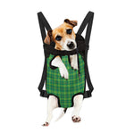 Shamrock Tartan St. Patrick's Day Print Pet Carrier Backpack
