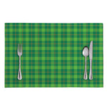 Shamrock Tartan St. Patrick's Day Print Placemat