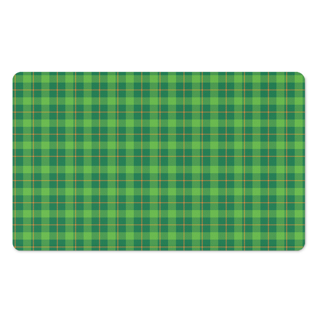 Shamrock Tartan St. Patrick's Day Print Polyester Doormat