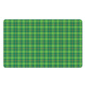 Shamrock Tartan St. Patrick's Day Print Polyester Doormat