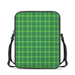 Shamrock Tartan St. Patrick's Day Print Rectangular Crossbody Bag