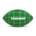 Shamrock Tartan St. Patrick's Day Print Rugby Ball