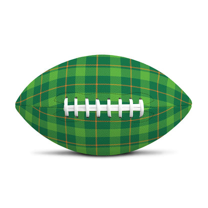 Shamrock Tartan St. Patrick's Day Print Rugby Ball