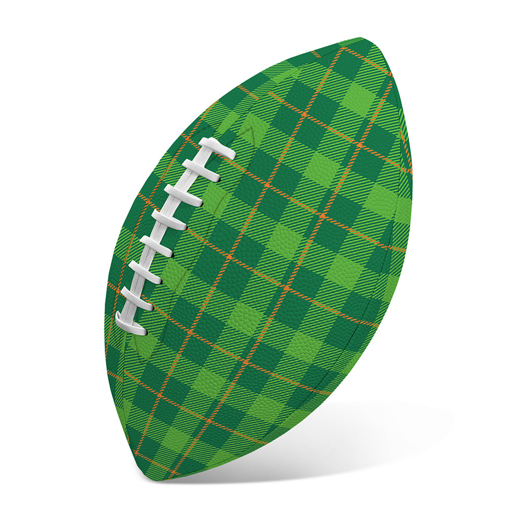 Shamrock Tartan St. Patrick's Day Print Rugby Ball
