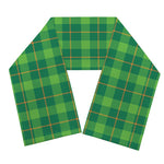 Shamrock Tartan St. Patrick's Day Print Scarf