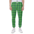 Shamrock Tartan St. Patrick's Day Print Joggers