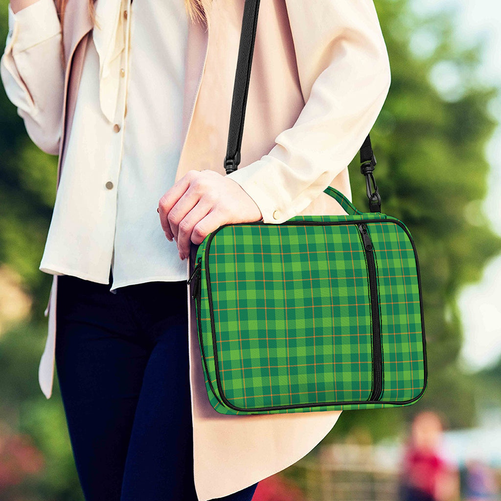 Shamrock Tartan St. Patrick's Day Print Shoulder Strap Bible Bag