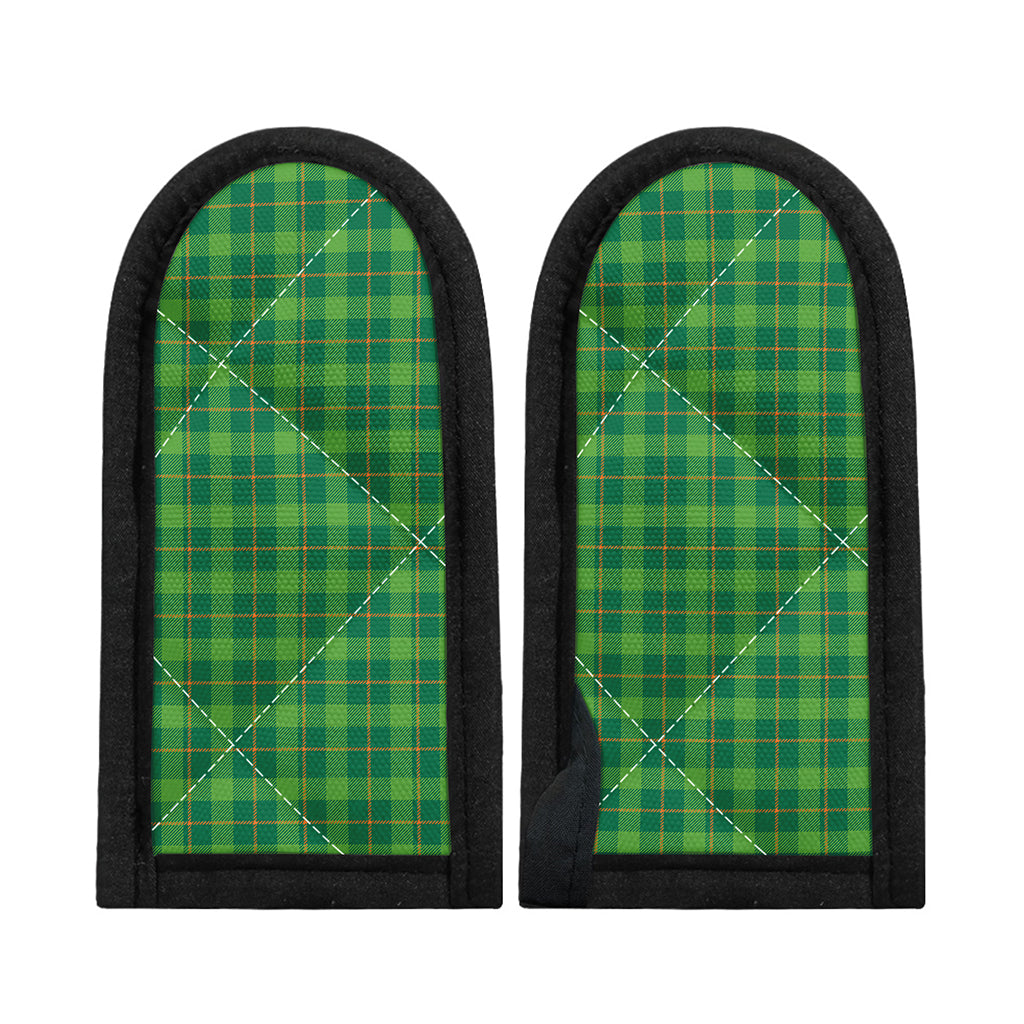 Shamrock Tartan St. Patrick's Day Print Skillet Handle Cover
