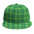 Shamrock Tartan St. Patrick's Day Print Snapback Cap