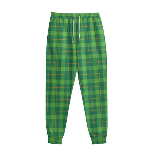 Shamrock Tartan St. Patrick's Day Print Sweatpants