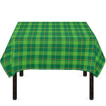 Shamrock Tartan St. Patrick's Day Print Tablecloth