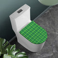 Shamrock Tartan St. Patrick's Day Print Toilet Lid Cover