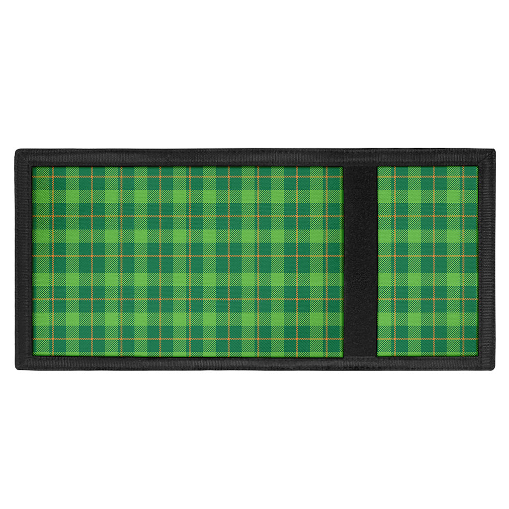 Shamrock Tartan St. Patrick's Day Print Trifold Wallet