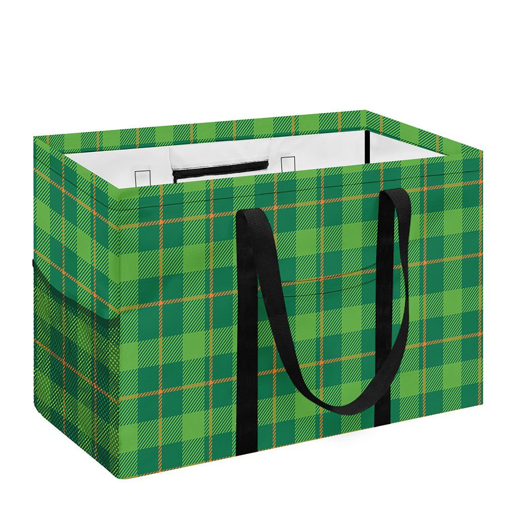 Shamrock Tartan St. Patrick's Day Print Utility Tote Bag