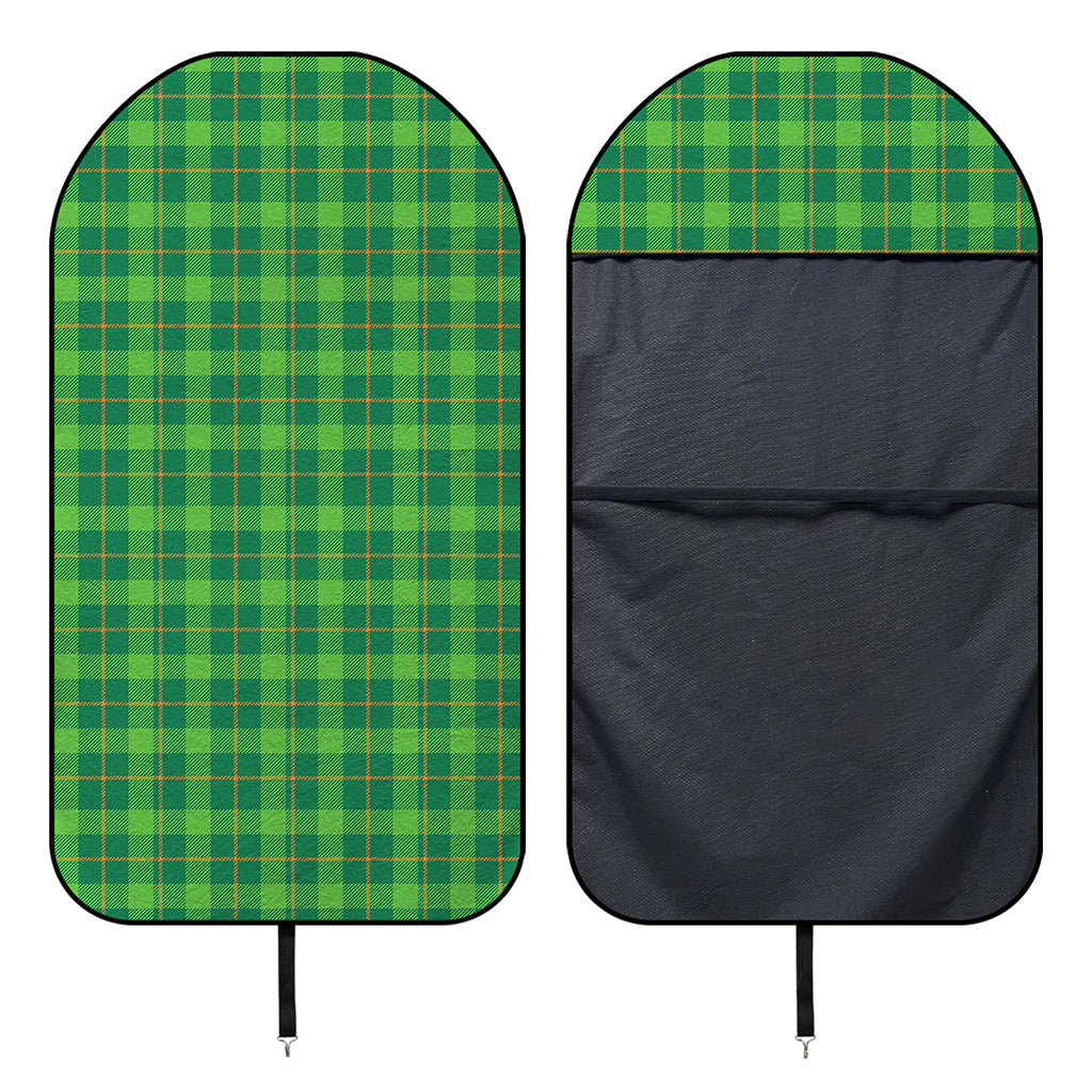 Shamrock Tartan St. Patrick's Day Print Waterproof Car Seat Cover