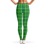 Shamrock Tartan St. Patrick's Day Print Women's Leggings