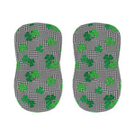 Shamrocks Houndstooth Pattern Print Bar Stool Covers