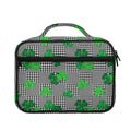 Shamrocks Houndstooth Pattern Print Briefcase Bible Bag