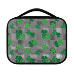 Shamrocks Houndstooth Pattern Print Classic Bible Case